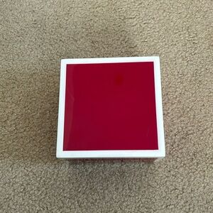 F. Gerald New Cranberry Red/White Lacquer Box